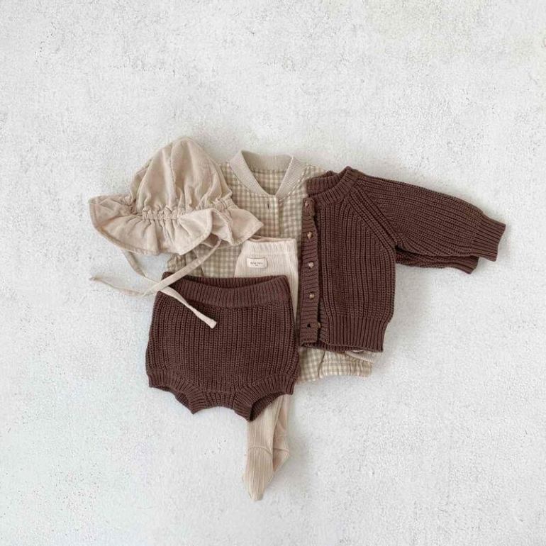 Ububba Baby Cardigan Sweater Knit Set